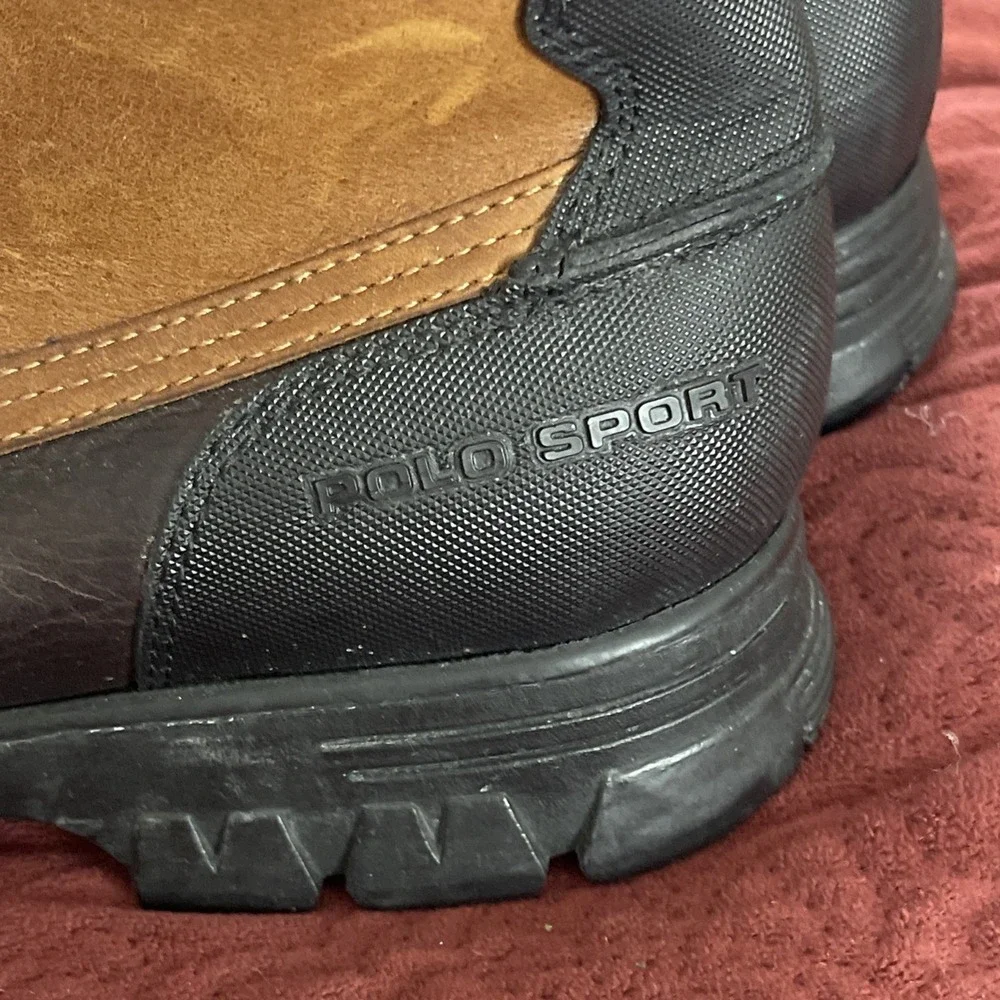 POLO SPORT Duck BOOTS GREAT COND MEN 9.5 D RALPH LAUREN *READ* Snow‎ Work Warm